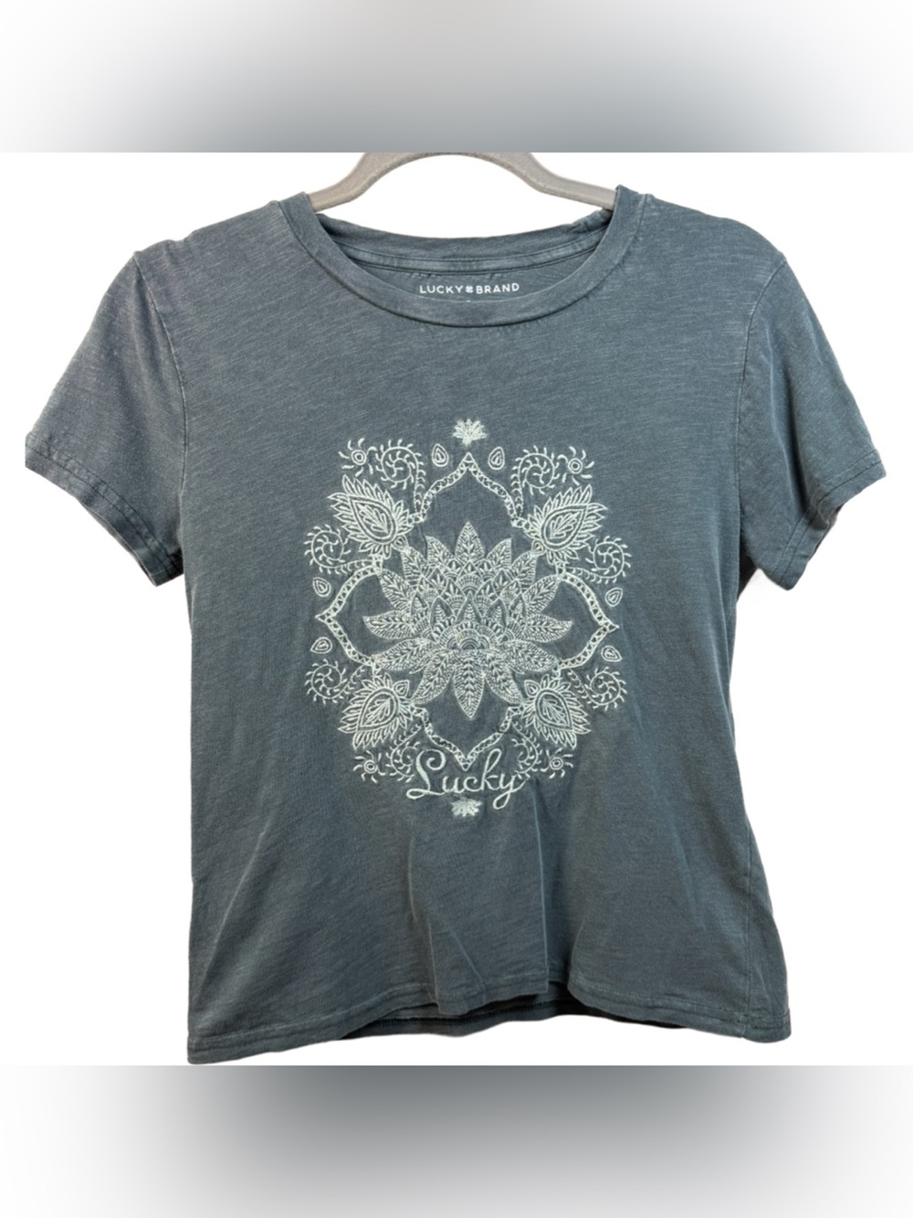 Lucky Brand embroidered Tee